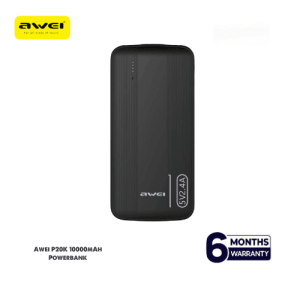 HomePage Awei P20K 10000mAh Powerbank 2.4A Slim PowerBank Dual Output