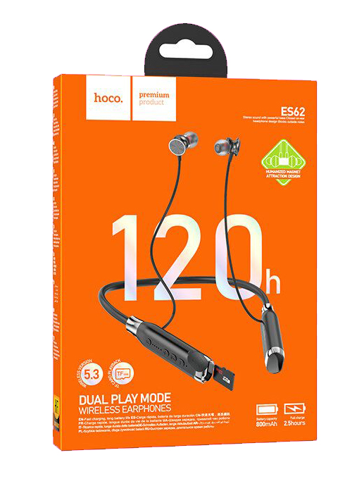 Hoco ES62 Wireless Neckband Earphones - Image 2