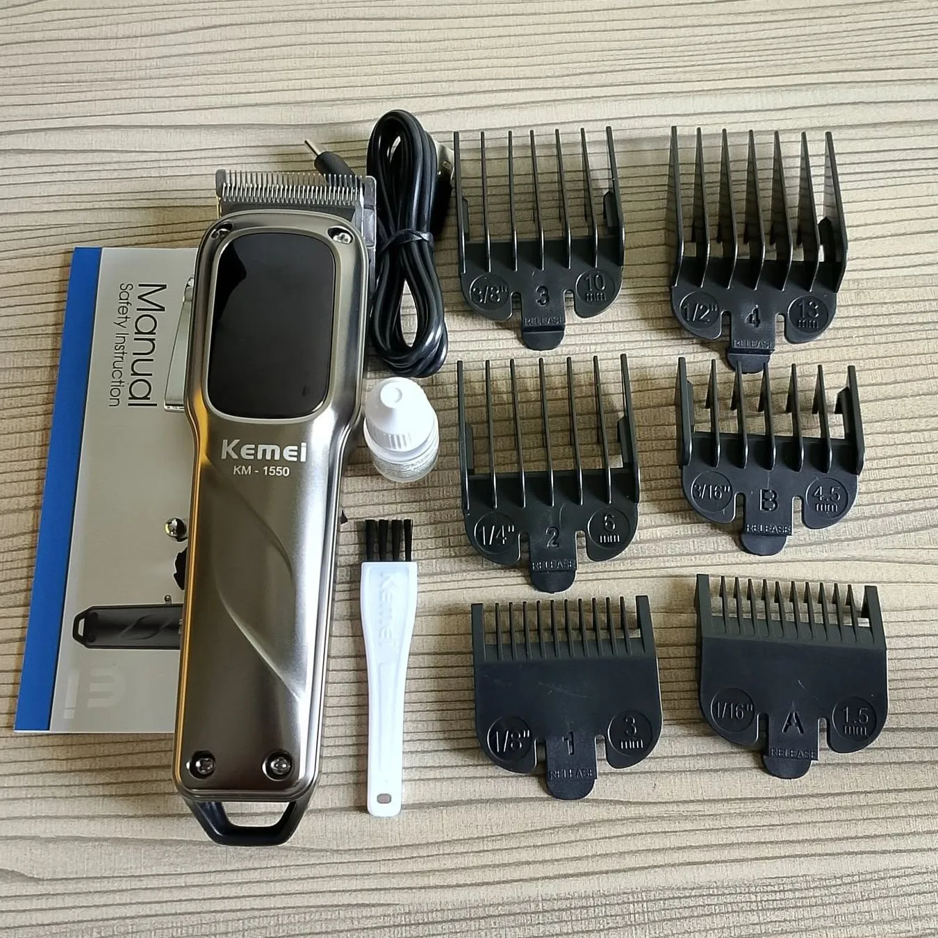 TechnovA BD Kemei KM-1550 Professional Hair Clipper - Image 2