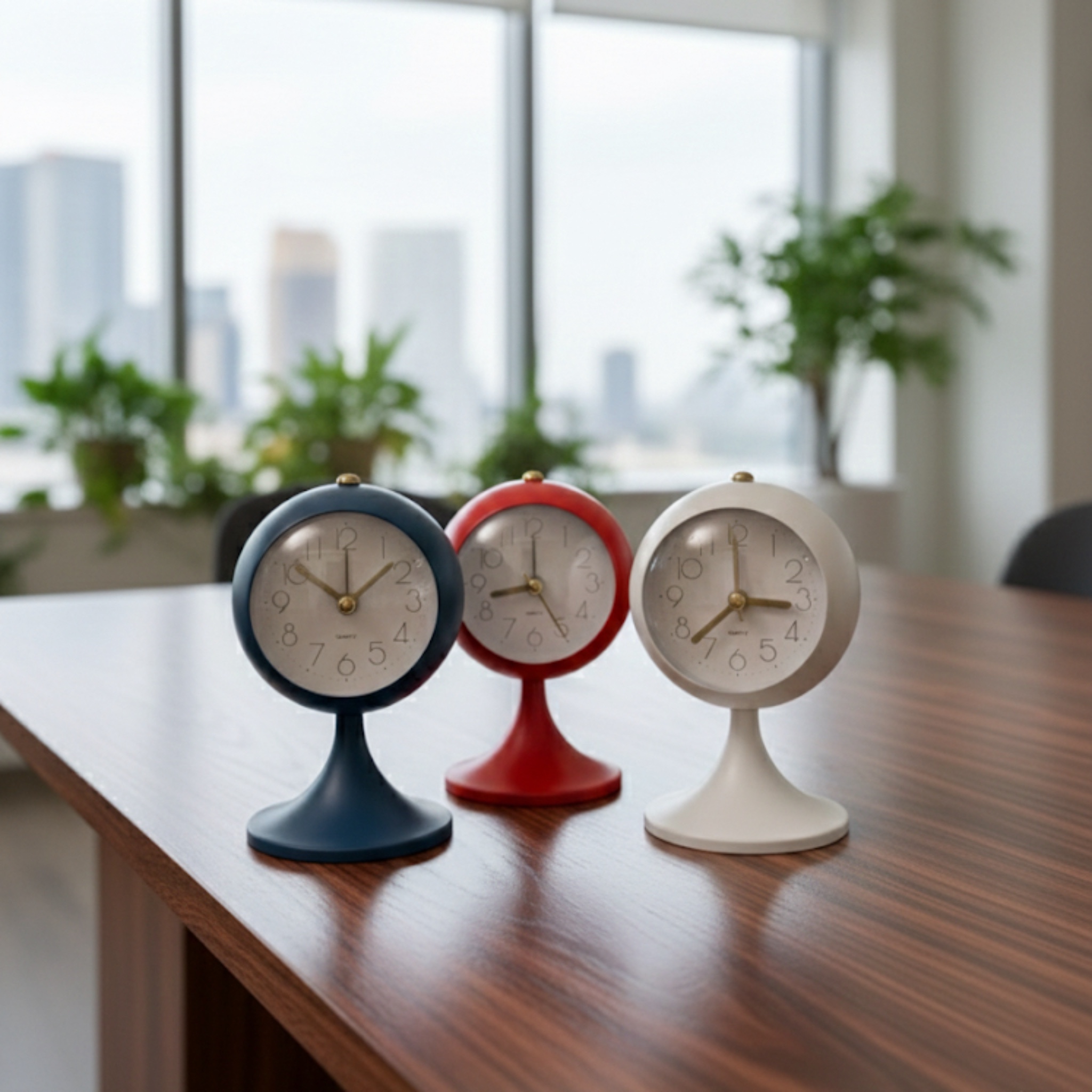 TechnovA BD Premium Modern Table Clock – Decorative Stand Design - Image 2