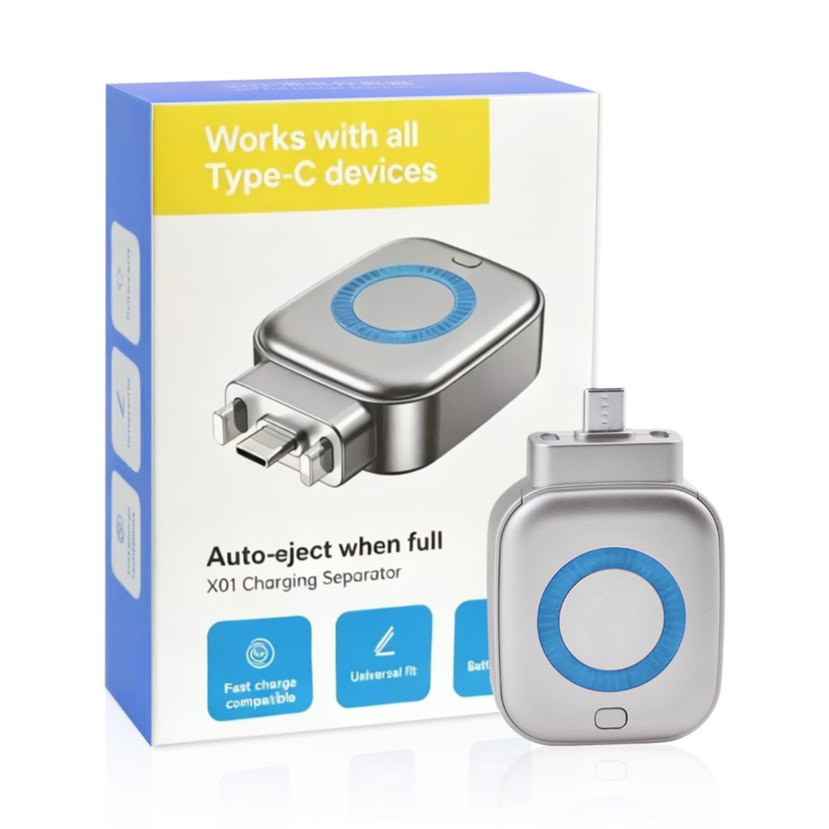 TechnovA BD Type-C Auto Power Cutoff Charge Separator Protector Supports Up to 140W Charging - Image 3
