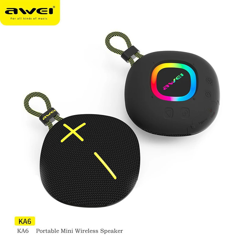 Awei K6 Mini Wireless Powerful Bluetooth Speaker (6 Months Warranty) - Image 2