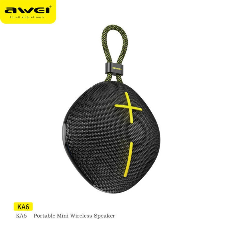 Awei K6 Mini Wireless Powerful Bluetooth Speaker (6 Months Warranty) - Image 3
