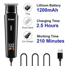 TechnovA BD Kemei KM-1113 Hair Clipper and Beard Trimmer for Men - Image 4