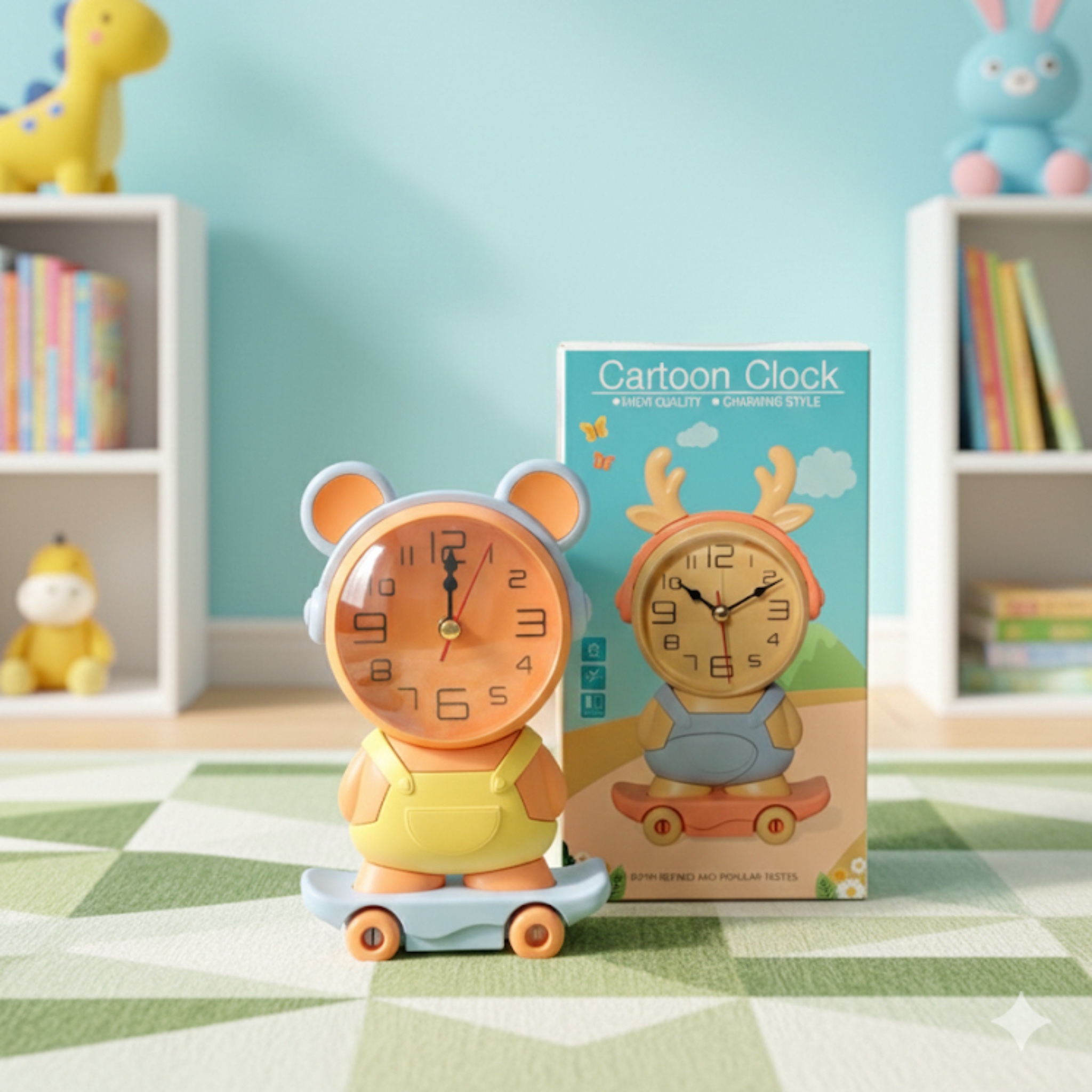 TechnovA BD Skateboard Cartoon Clock - Image 6