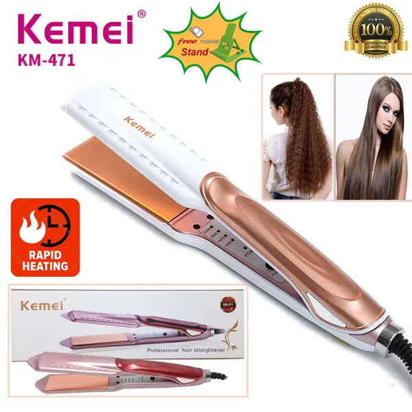 TechnovA BD Kemei KM-471 Professional Hair Straightener - Image 3