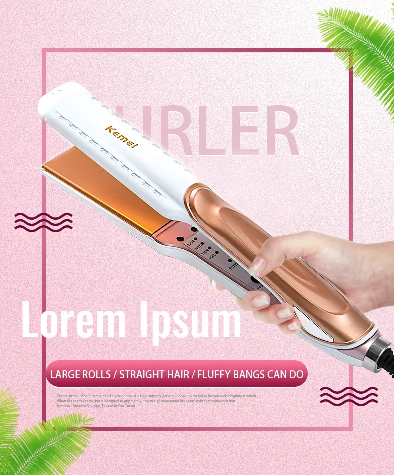 TechnovA BD Kemei KM-471 Professional Hair Straightener