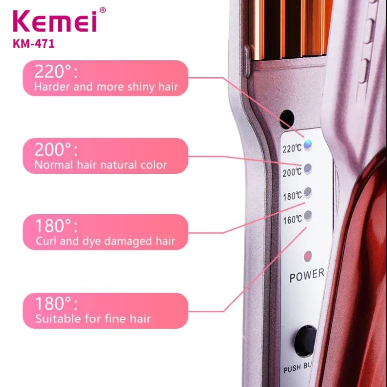 TechnovA BD Kemei KM-471 Professional Hair Straightener - Image 5