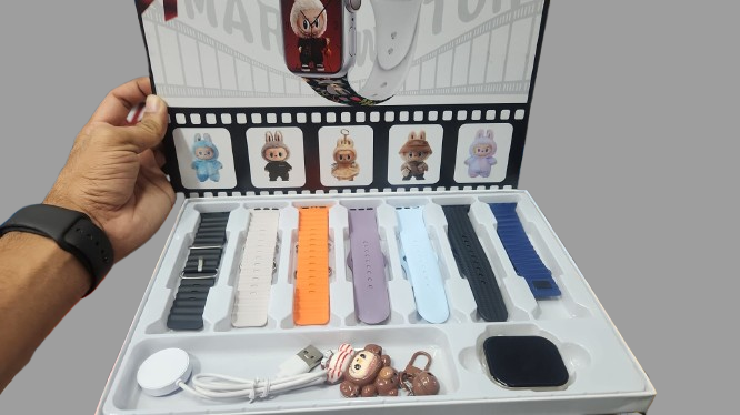 TechnovA BD L800 Promax Smart Watch 7straps 1toys Labubu Montre Relogio Reloj Inteligente T800 Sport Watch Max Hiwatchpro L800 SmartWatches - Image 2