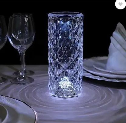 TechnovA BD Rose Crystal Diamond Table LamP - Image 3