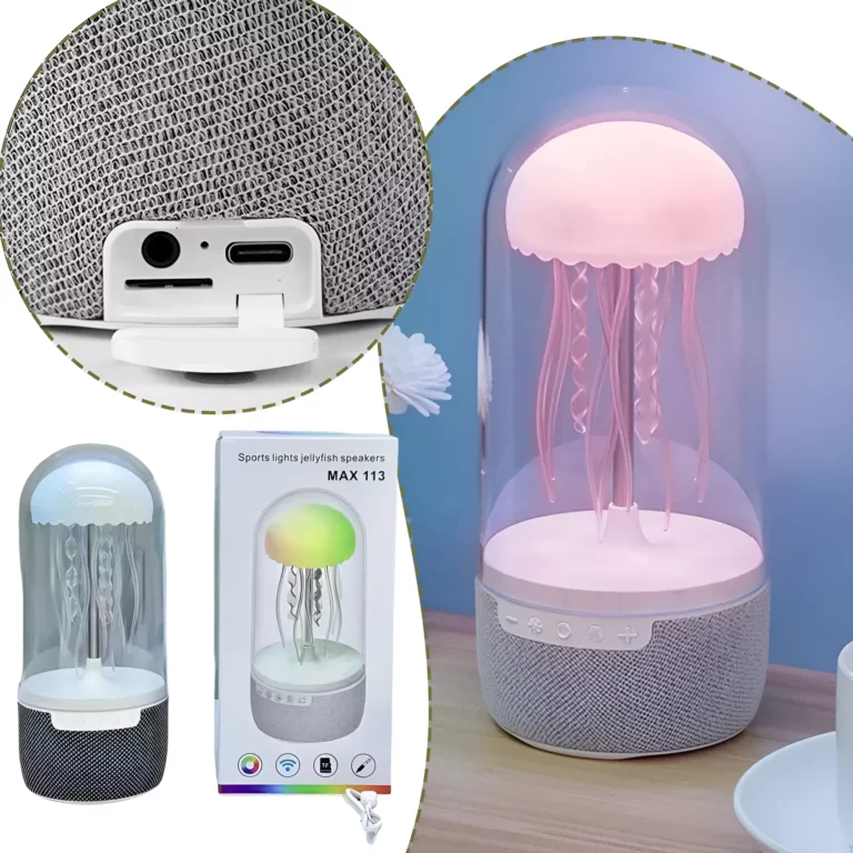 Creative Bluetooth Jellyfish Speaker with Colorful Octopus Lights - Image 3