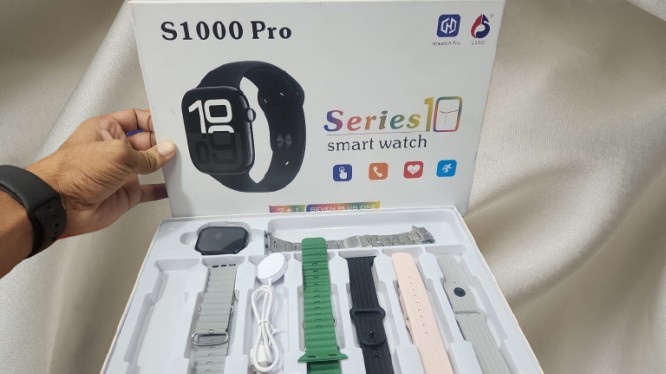 TechnovA BD Smart Watch S1000 Pro Series 10 Reloj Intelligente Smartwatch Montre Connected Smart Watch 7 in 1 S1000pro Sport Watch for Men