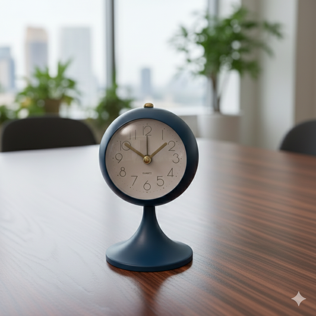 TechnovA BD Premium Modern Table Clock – Decorative Stand Design - Image 3