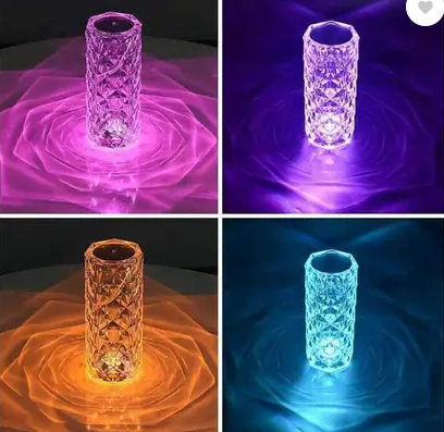 TechnovA BD Rose Crystal Diamond Table LamP - Image 4